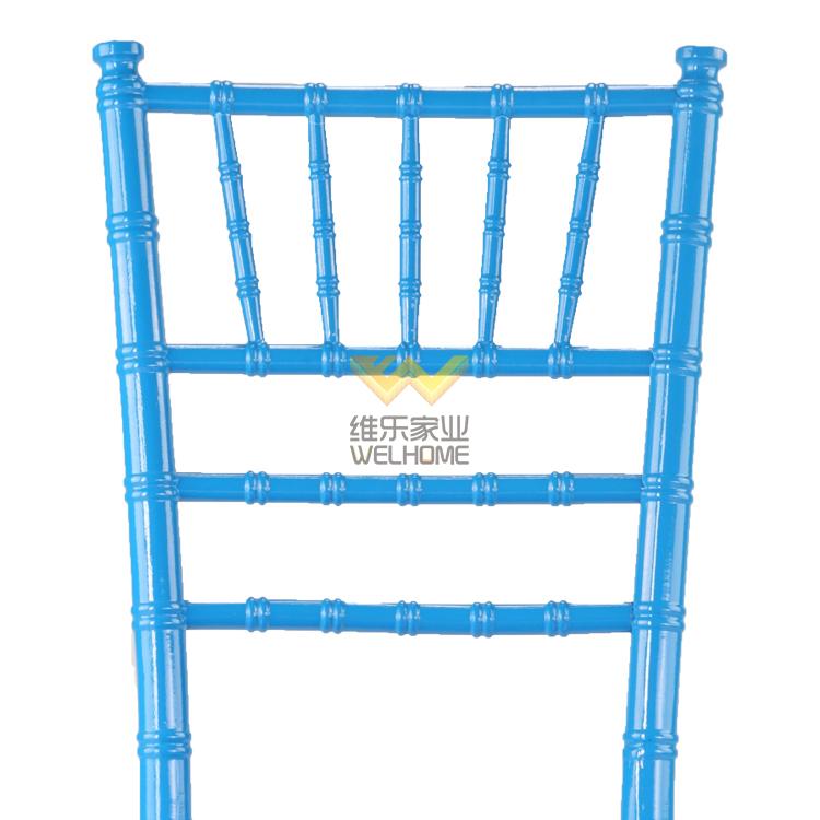 Blue wooden chiavari chair for wedding/events